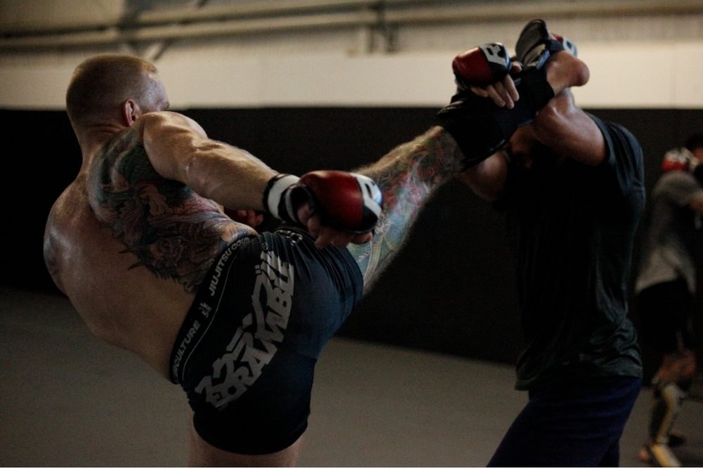 MMA-träning på Örebro Fight Gym